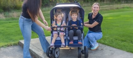 The Jamboree can hold more weight than most competitor strollers.