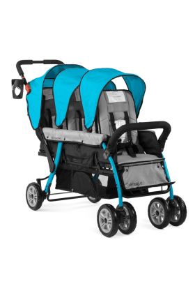 Gaggle Compass Trio Triple Stroller in Teal