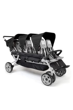 Gaggle Jamboree 6 Seat Stroller, Black, Main