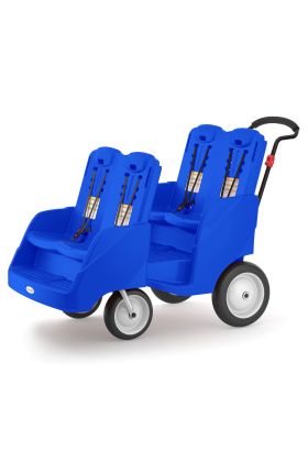 Gaggle Parade 4 Quad Daycare Buggy Stroller, Blue