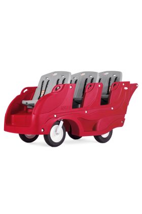 Gaggle Parade 6 Seater Buggy for daycare, Red