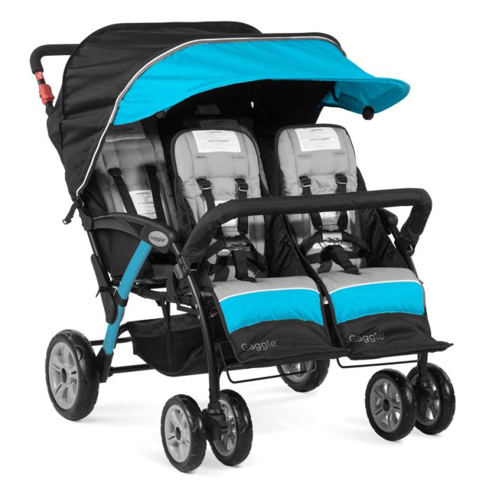 Gaggle Compass Quad Stroller in Teal