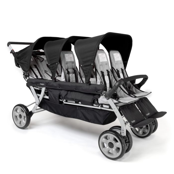 Gaggle Jamboree 6 Seat Stroller, Black, Main