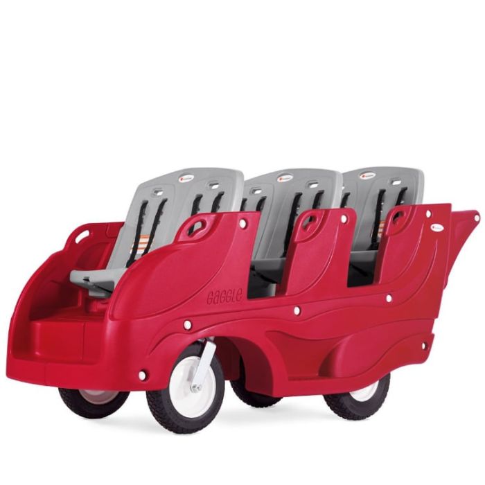 Gaggle Parade 6 Seater Buggy for daycare, Red