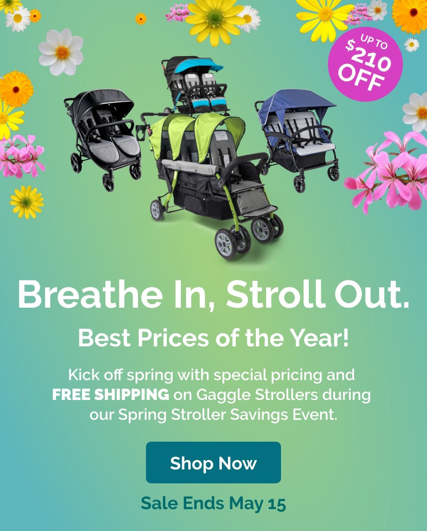 The #1 Brand of Multi-Child Strollers - Now On Sale!